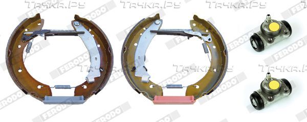 Тормозные колодки Ferodo MAXI KIT задние для Citroen Berlingo I 1996-2011. Артикул FMK263