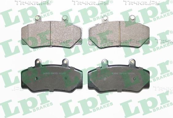 Тормозные колодки LPR передние для Volvo 740 1983-1992. Артикул 05P318