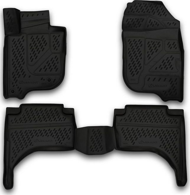 Коврики Element 3D для салона Mitsubishi L200 V 2015-2026. Артикул CARMIT00001