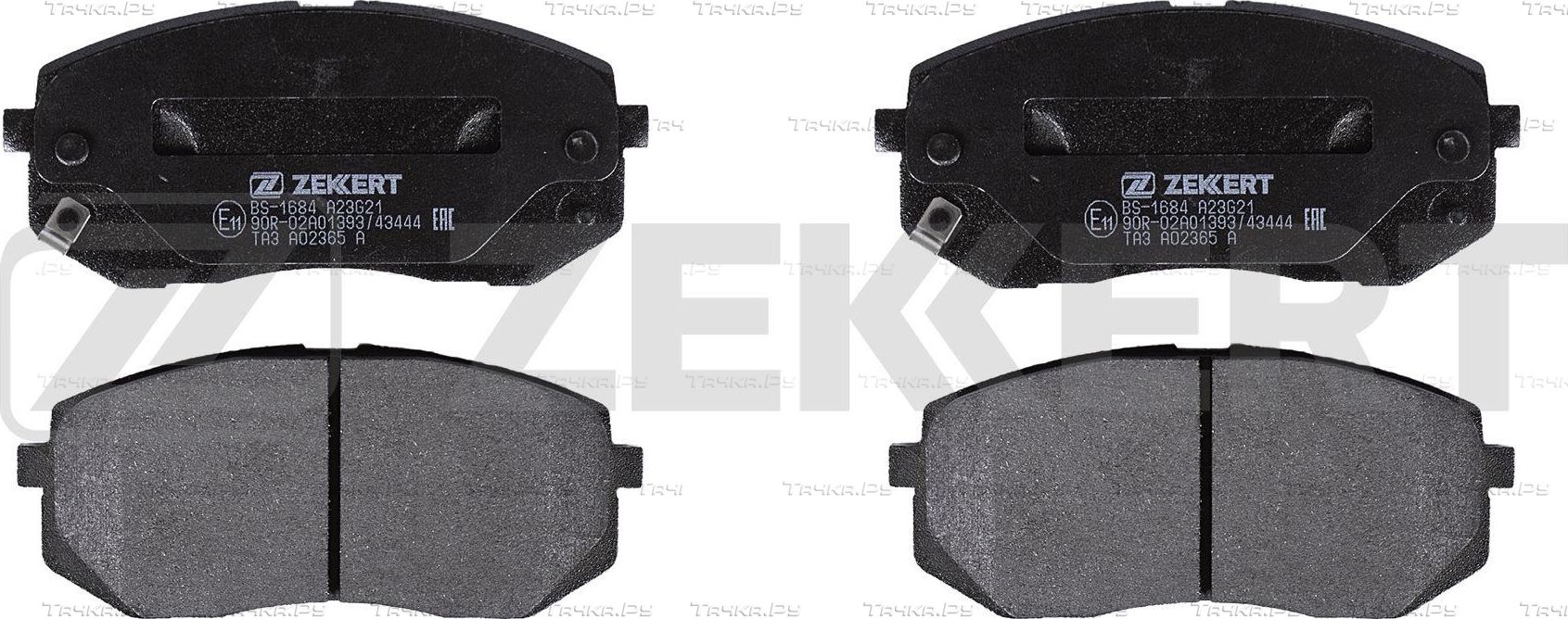 Тормозные колодки Zekkert передние для Hyundai ix35 I 2009-2015. Артикул BS-1684