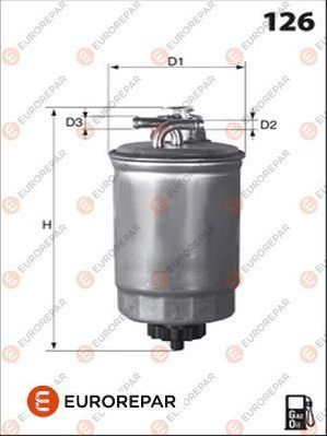 Топливный фильтр Eurorepar для Opel Corsa D 2006-2014. Артикул 1609692480