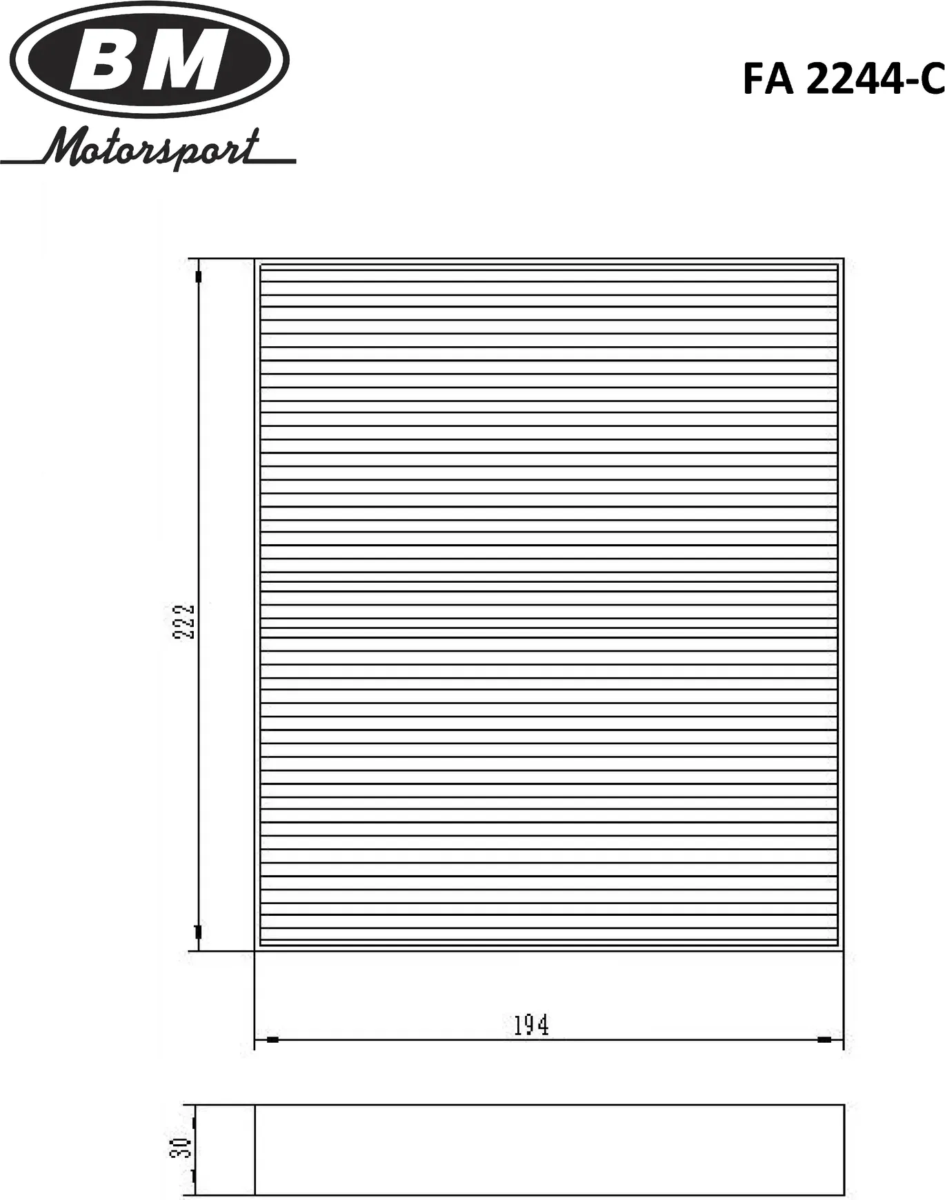 Фильтр салона угольный KIA OPTIMA (BM). Артикул FA 2244-C