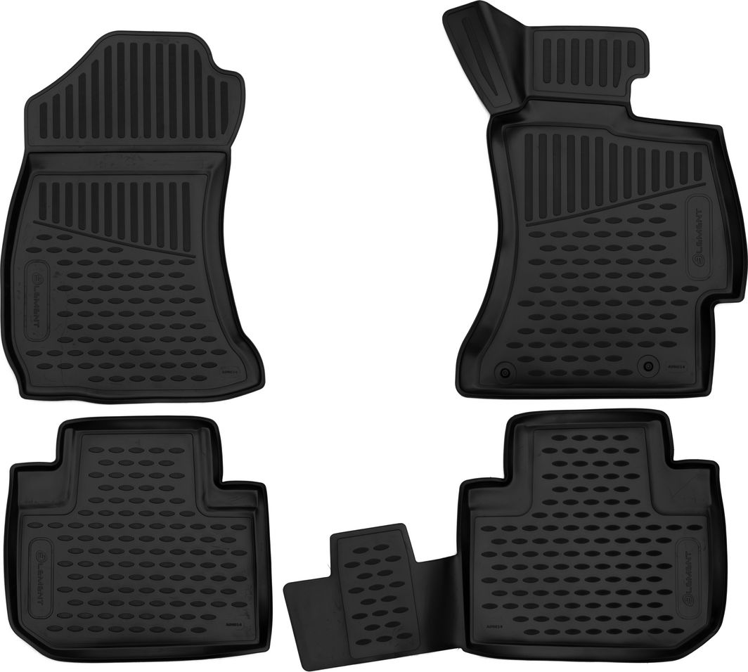Коврики Element 3D для салона Subaru Forester IV 2012-2018 правый руль. Артикул ELEMENT3DA0N014210