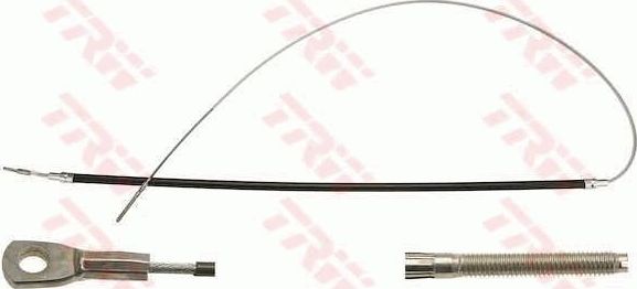 Трос ручника (тросик ручного тормоза) TRW задний правый/левый для BMW 6 I (E24) 1977-1989. Артикул GCH1789