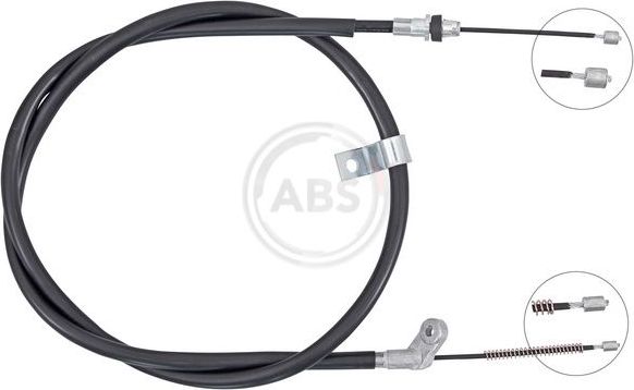 Трос ручника (тросик ручного тормоза) ABS. Артикул K16043