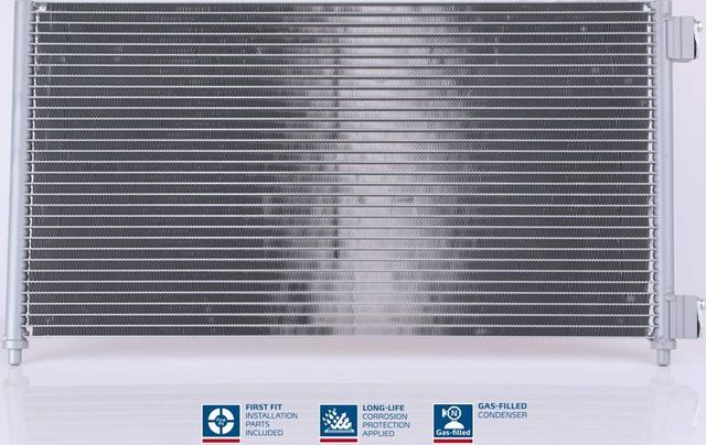 Радиатор кондиционера (конденсатор) Nissens (алюминий) для Fiat Doblo I 2001-2015. Артикул 94633