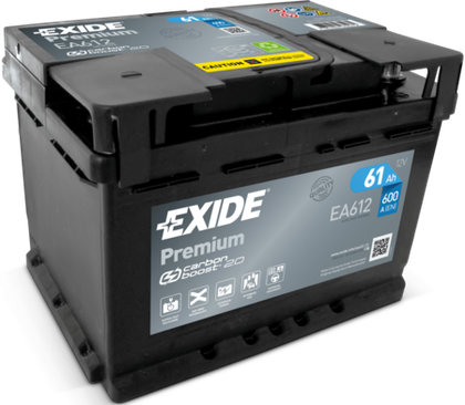 Аккумулятор Exide Premium *** для Ford Fiesta VII 2019-2024. Артикул EA612