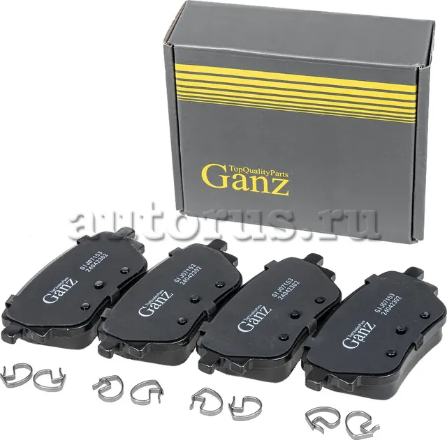 Колодки задние MB A-class/B-class/CLA/GLA/GLB 18-> GANZ GIJ07153 Ganz. Артикул GIJ07153