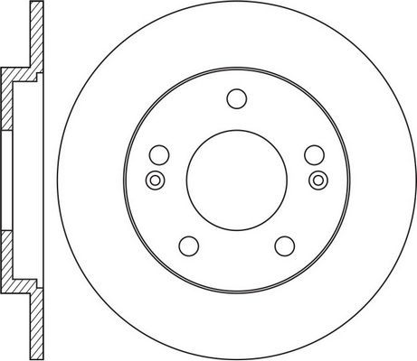 Тормозной диск NiBK. Артикул RN2115