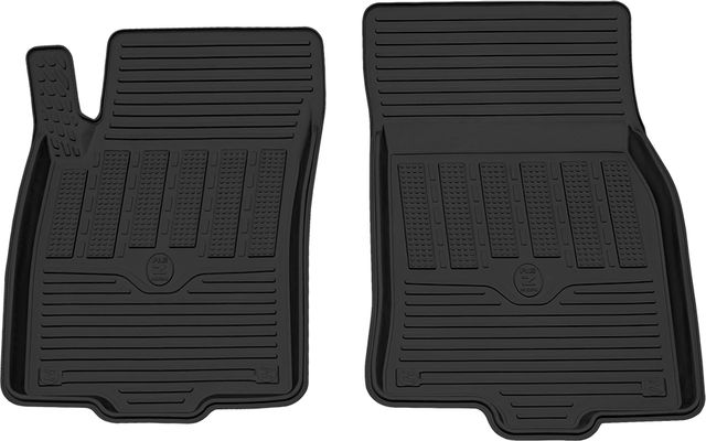 Коврики Rezkon резиновые (передний ряд сидений) для салона Nissan X-Trail T32 2015-2026. Артикул 1525035200