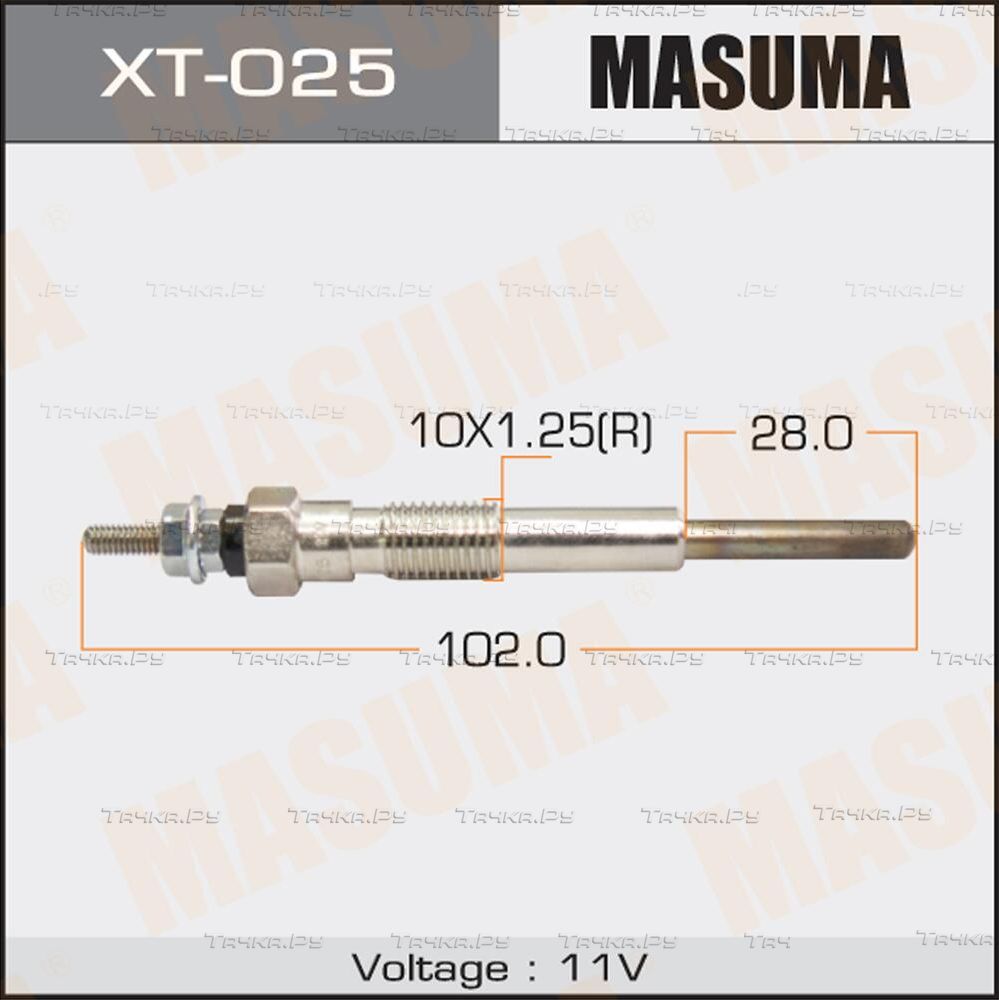 Свеча накаливания (накала) Masuma. Артикул XT-025