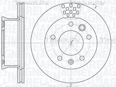 Тормозной диск Magneti Marelli. Артикул 361302040216