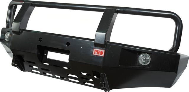 Бампер силовой РИФ передний с доп. фарами и защитной дугой для Ford Ranger T5 2006-2010. Артикул RIFRAN-10350