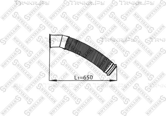 Глушитель Stellox. Артикул 82-03801-SX