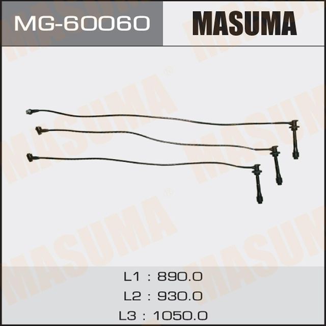 Высоковольтные провода (провода зажигания) (комплект) Masuma. Артикул MG-60060