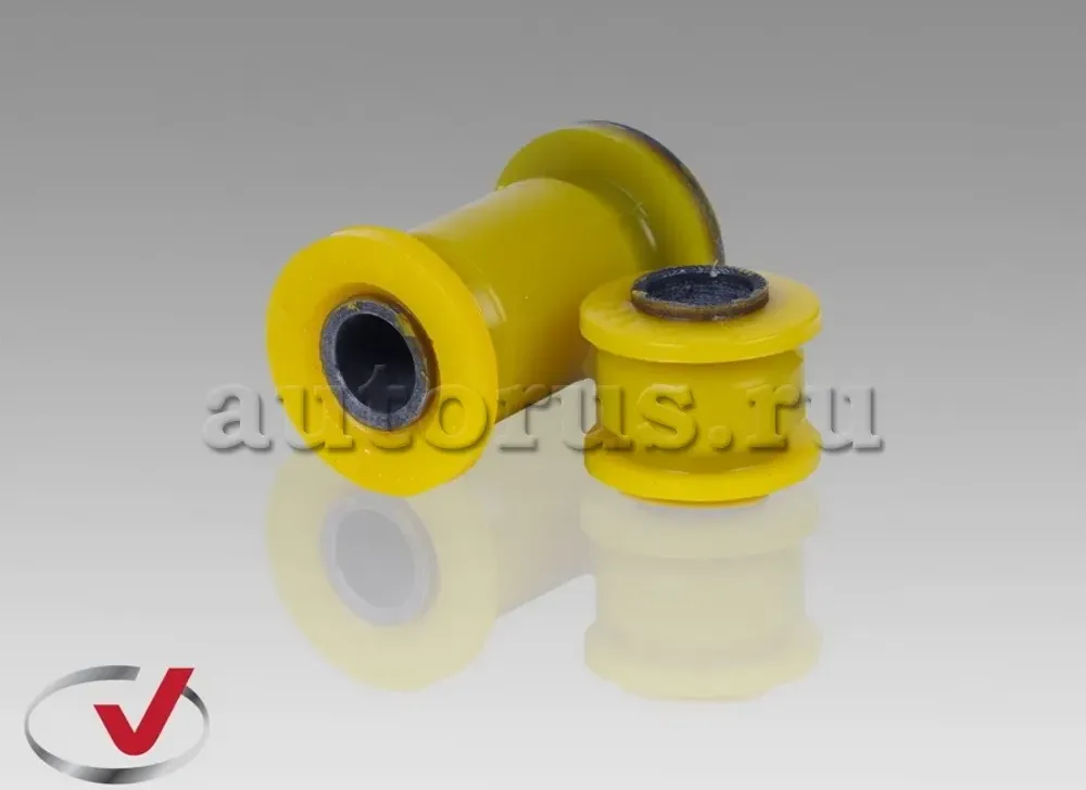 Сайлентблоки полиуретановые рулевой рейки, комплект (2шт) (Vtulka). Артикул 120172