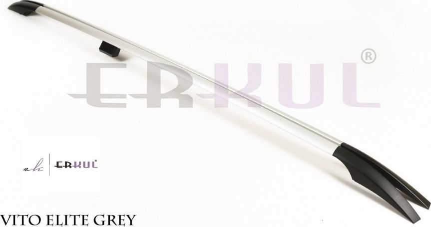 Рейлинги продольные Elit (ориг. дизайн) для Mercedes-Benz Viano W639 средняя база 2003-2014 СЕРЕБРИСТЫЕ. Артикул 22.SKP.01.03.OS.G