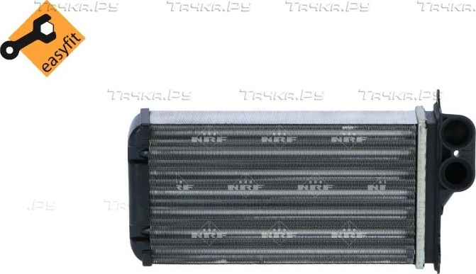 Радиатор отопителя (печки) NRF EASY FIT для Peugeot 107 I 2005-2014. Артикул 54322