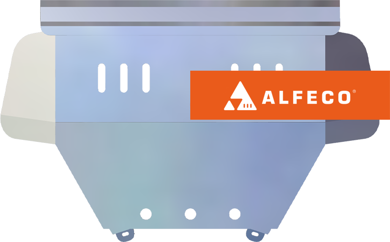 Защита алюминиевая Alfeco для картера Audi 100 C3 1982-1990. Артикул ALF.30.18al