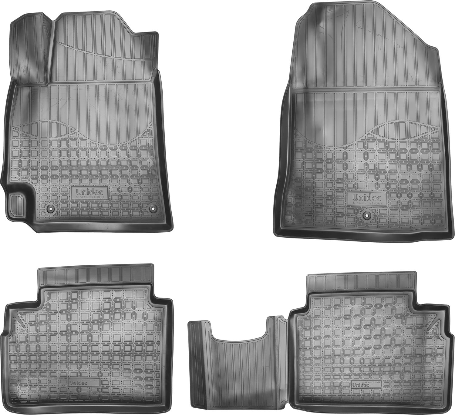 Коврики Норпласт для салона Hyundai Elantra VI 3D 2015-2020. Артикул NPA11-C31-063