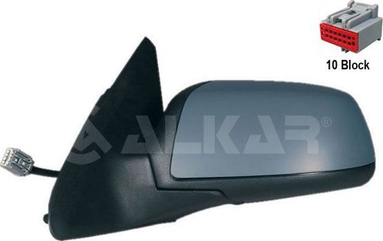 Зеркало боковое Alkar левое для Ford Mondeo III 2003-2007. Артикул 6139378