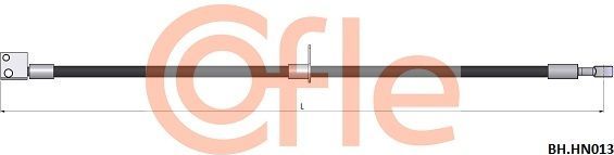 Тормозной шланг Cofle. Артикул 92.BH.HN013