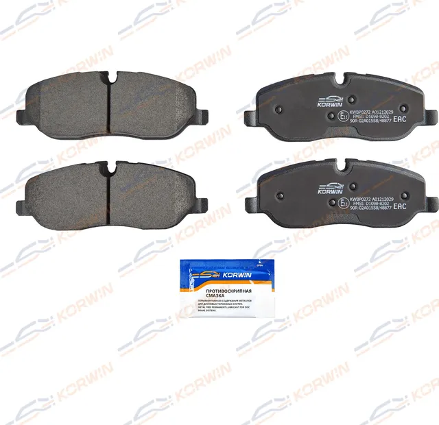 Колодки тормозные перед. Land Rover Discovery III-IV (L319) 04-/Range Rover 02 (Korwin). Артикул KWBP0272
