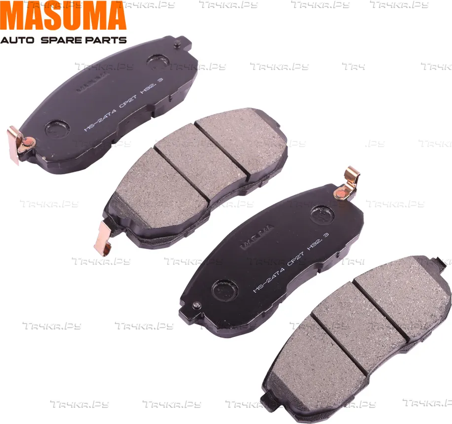 Тормозные колодки Masuma передние для Nissan Juke I 2010-2019. Артикул MS-2474