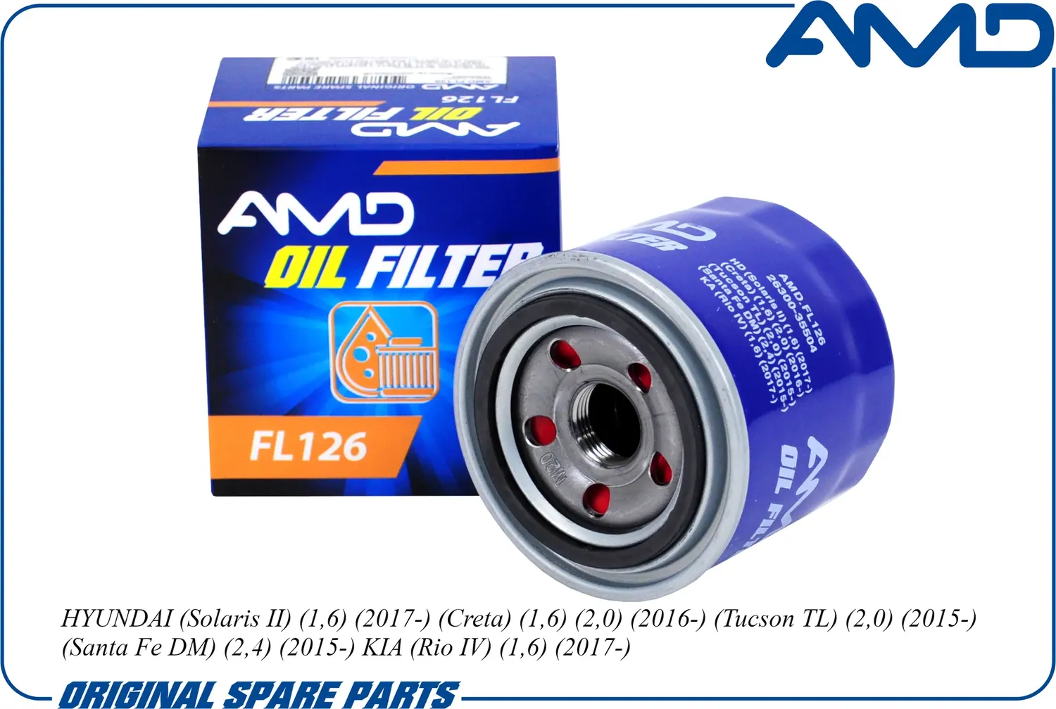 Фильтр масляный (AMD). Артикул AMD.FL126