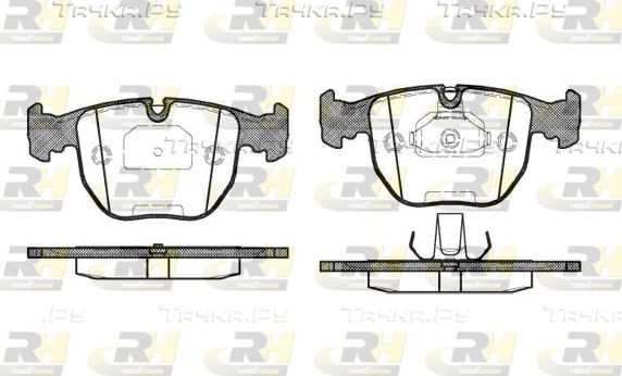 Тормозные колодки RoadHouse передние для BMW 5 IV (E39) 1996-2004. Артикул 2596.00
