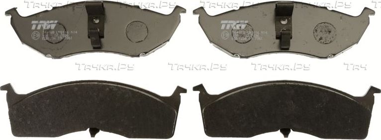 Тормозные колодки TRW COTEC передние для Chrysler Voyager IV 1999-2000. Артикул GDB1236