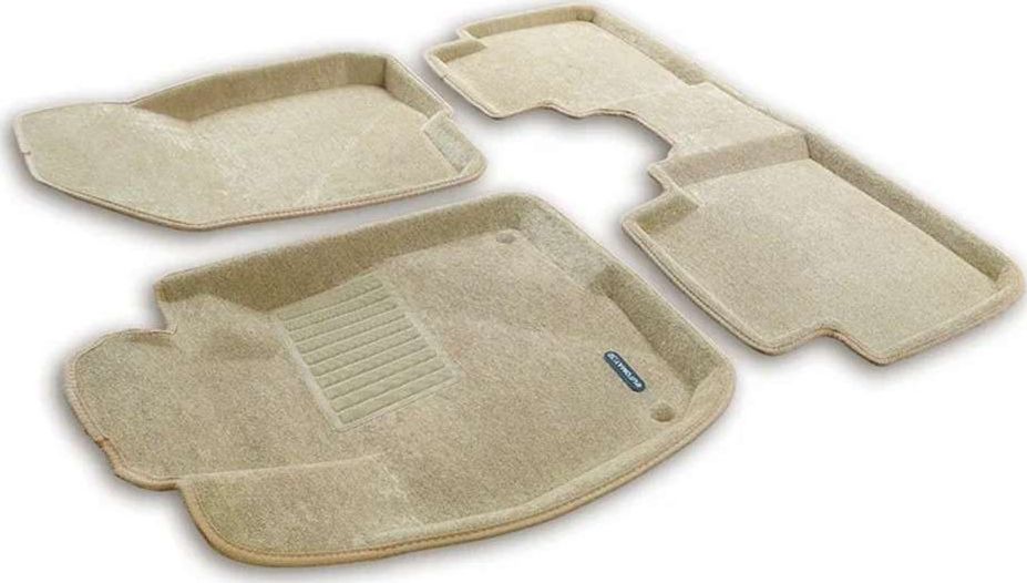Коврики текстильные Euromat 3D Business для салона Honda CR-V V 2016-2026 Бежевые. Артикул EMC3D-002614T