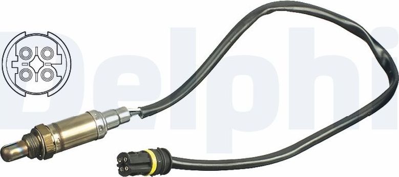 Лямбда-зонд (кислородный датчик) Delphi. Артикул ES11114-12B1
