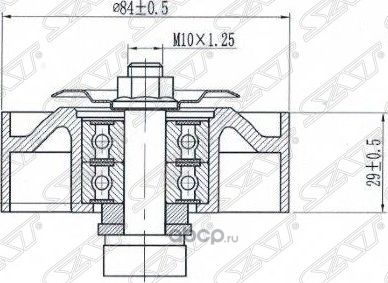 Натяжной ролик приводного ремня NISSAN NAVARAD40 (SAT). Артикул ST11944EB310