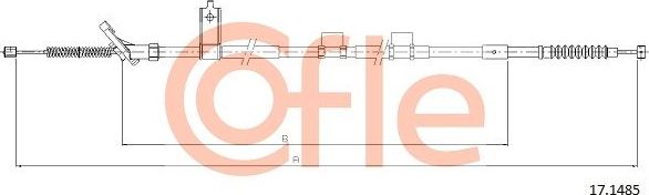 Трос ручника (тросик ручного тормоза) Cofle задний правый для Toyota Ipsum II (M20) 2001-2009. Артикул 17.1485