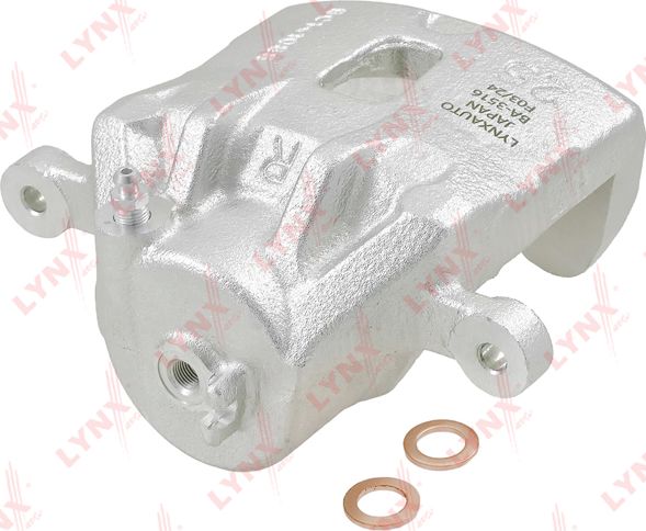 Тормозной суппорт LYNXauto передний правый для Kia Magentis II 2005-2010. Артикул BA-3516