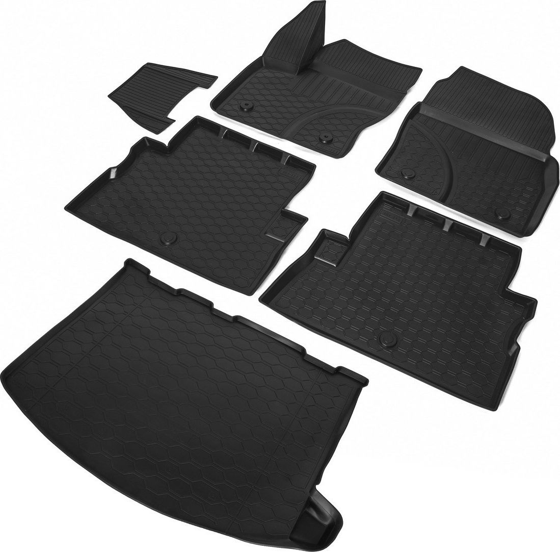 Комплект ковриков Rival для салона и багажника Ford Kuga II 2013-2017 2016-2026. Артикул K11804002-1