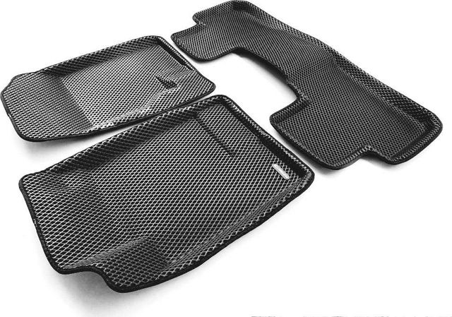 Коврики Euromat 3D EVA для салона Haval F7 2019-2026 Серые. Артикул EM3DEVA-001404G