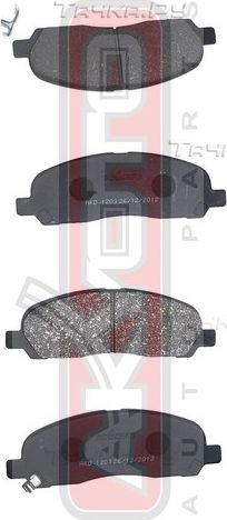Тормозные колодки Akyoto Packing AKYOTO. Артикул AKD-1203