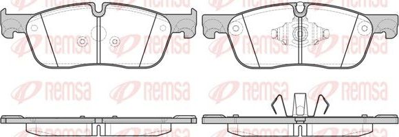 Тормозные колодки Remsa. Артикул 1633.10