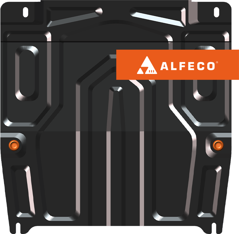 Защита Alfeco для картера и КПП Chevrolet Aveo I T250 2008-2011. Артикул ALF.03.01