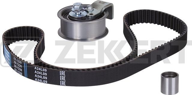 Ремень ГРМ с роликами (комплект) Zekkert (HNBR (Hydrierter Acryl-Nitril-Butadien-Kautschuk)) для Audi A6 I (C4) 1995-1997. Артикул ZR-1239