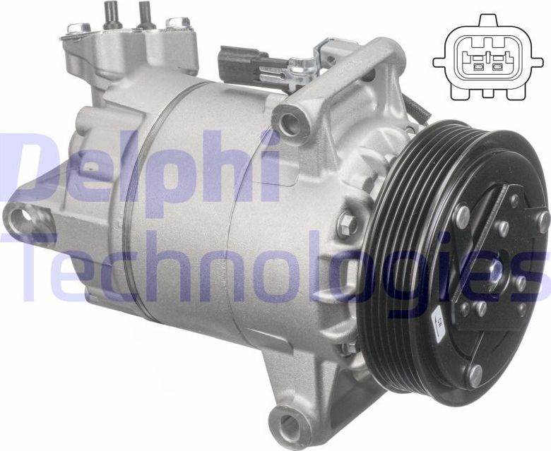 Компрессор кондиционера Delphi. Артикул TSP0155927