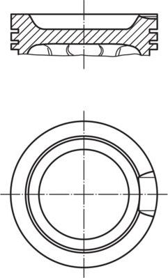 Поршень Mahle для Audi A4 I (B5) 1995-2001. Артикул 033 16 01