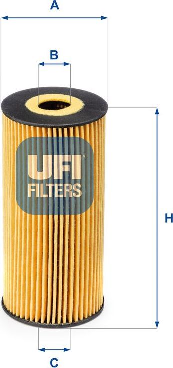 Масляный фильтр UFI. Артикул 25.166.00