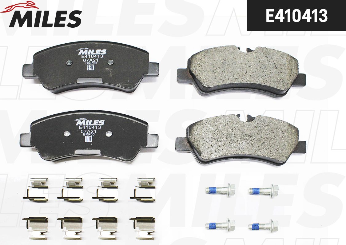 Тормозные колодки Miles (Low-Metallic). Артикул E410413