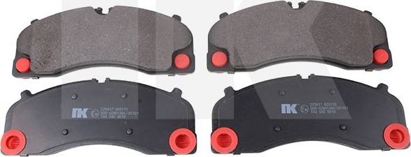 Тормозные колодки NK. Артикул 225617