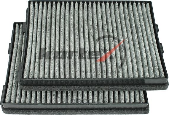 Фильтр салона (угольный к-т 2шт) (Kortex). Артикул KC0157S