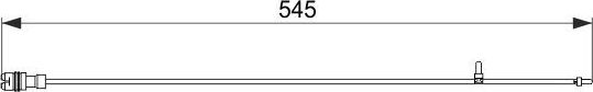 Датчик износа тормозных колодок  Bosch. Артикул 1 987 474 561
