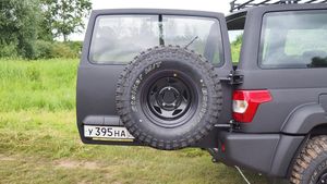 Калитка запасного колеса АВС-Дизайн на кузов для УАЗ Patriot 2005-2025. Артикул ABC.UAZ.RD.SW.32